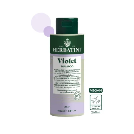 Herbatint Szampon fioletowy VIOLET - 260 ml
